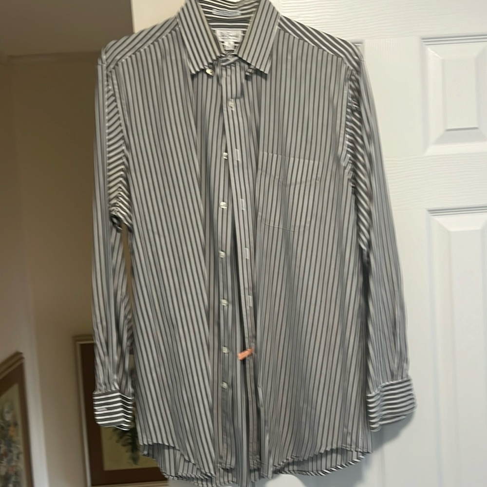 Paul Frederick long sleeve dress shirt, Tab collar